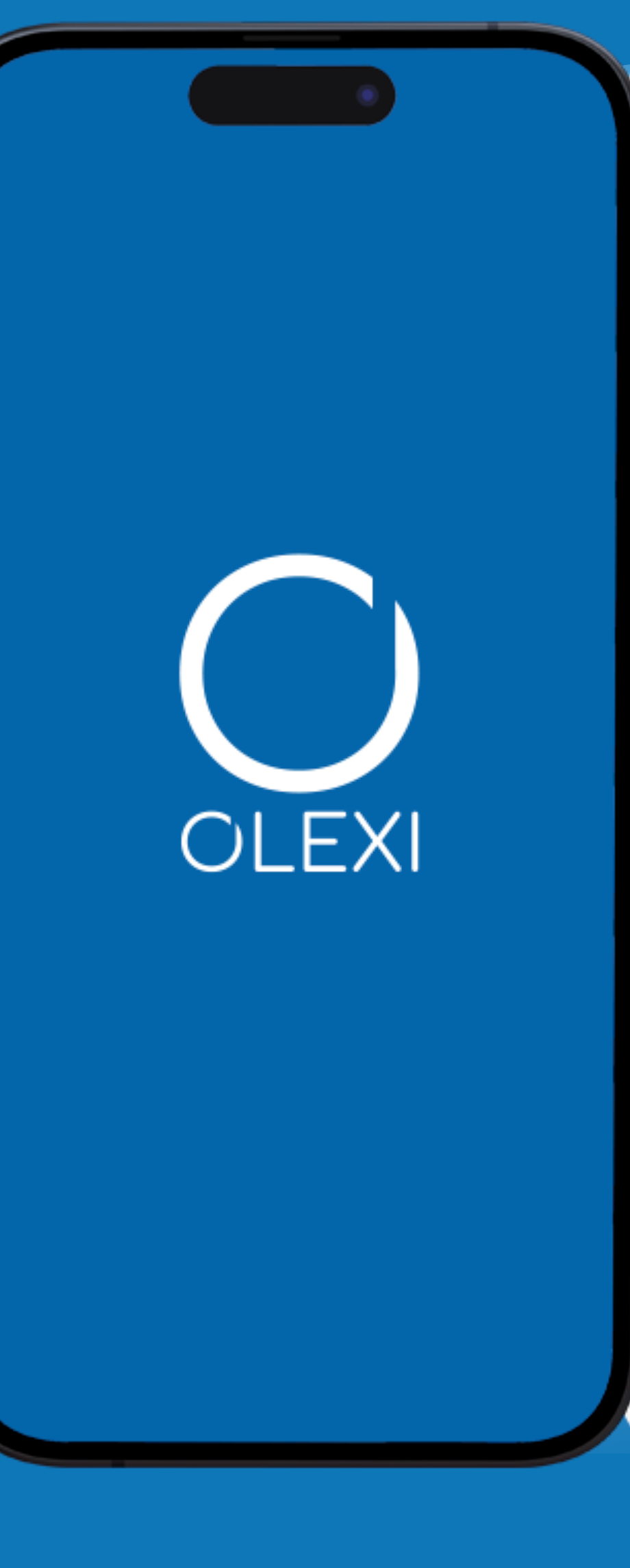 Olexi App Startbildschirm